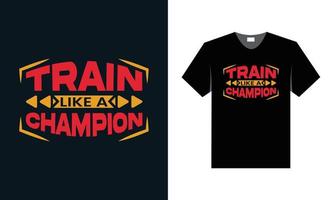 best typography t shirt design for gym and fitness inspiration. vector