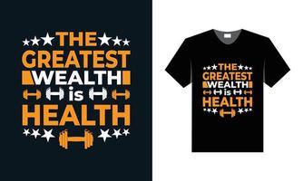 best gym and fitness t shirt design design for inspiration vector