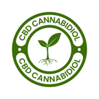 cannabidiol cbd olie insigne, logo, label, sticker, logo voor cbd olie label, hennep olie etiket ontwerp png