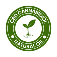 Cannabidiol CBD Oil Badge, Logo, Label, Sticker, Logo For CBD Oil Label, Hemp Oil Label Design png