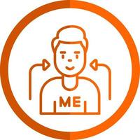 Myself Vector Icon Design