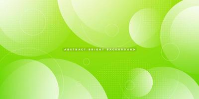 Circle abstract bright green with lines gradient background. simple pattern for display product ad website template wallpaper poster. Eps10 vector