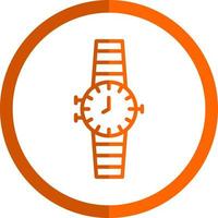 Wristwatch Vector Icon Design