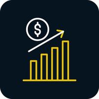 Revenue Increase Vector Icon Design