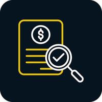 Audit Vector Icon Design