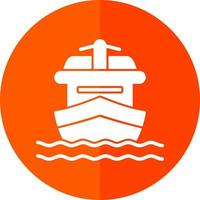 Yatch Vector Icon Design