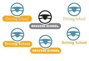 profesional y moderno conducción colegio logo, pulcro diseño para seguro y confidente conducción vector