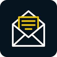 Newsletter Vector Icon Design