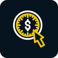 Pay Per Click Vector Icon Design
