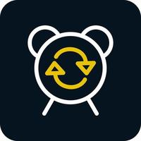 Alarm Repeat Vector Icon Design