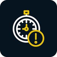 Time Alert Vector Icon Design