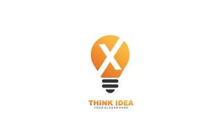 X inteligente logo diseño inspiración. vector letra modelo diseño para marca.