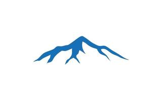 Mountain design with isolated for logo template. vector