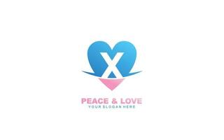 X logo design inspiration. Vector letter template design for brand.