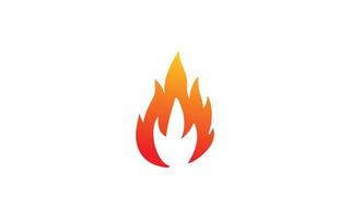 Fire logo design inspiration. Vector template design for brand.