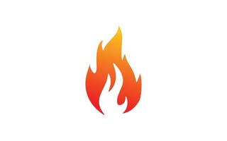 Fire logo design inspiration. Vector template design for brand.