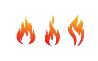 Fire logo design inspiration. Vector template design for brand.