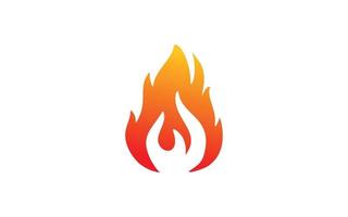 Fire logo design inspiration. Vector template design for brand.
