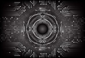 Modern  Cybersecurity Eye on Technology Background vector
