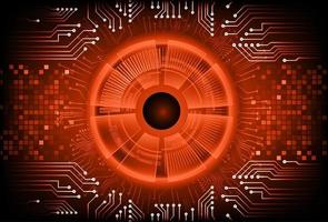 Modern  Cybersecurity Eye on Technology Background vector