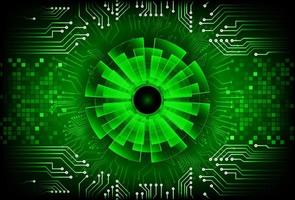 Modern  Cybersecurity Eye on Technology Background vector