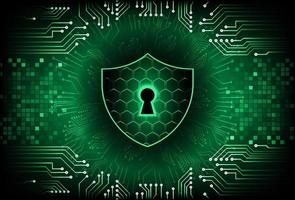 Modern Cybersecurity Technology Background with padlock vector