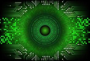 Modern  Cybersecurity Eye on Technology Background vector