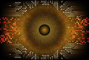 Modern  Cybersecurity Eye on Technology Background vector