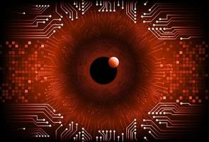 Modern  Cybersecurity Eye on Technology Background vector