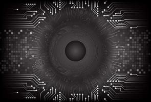 Modern  Cybersecurity Eye on Technology Background vector