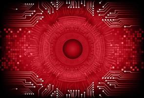 Modern  Cybersecurity Eye on Technology Background vector