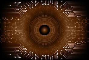 Modern  Cybersecurity Eye on Technology Background vector