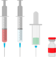 big set different types of syringes png