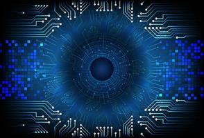 Modern  Cybersecurity Eye on Technology Background vector