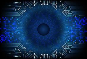 Modern  Cybersecurity Eye on Technology Background vector