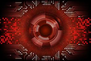 Modern  Cybersecurity Eye on Technology Background vector