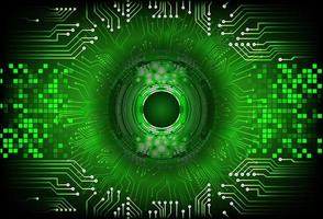 Modern  Cybersecurity Eye on Technology Background vector