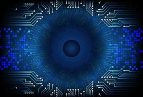 Modern  Cybersecurity Eye on Technology Background vector