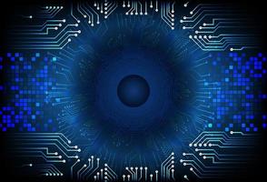 Modern  Cybersecurity Eye on Technology Background vector