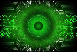 Modern  Cybersecurity Eye on Technology Background vector