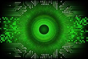 Modern  Cybersecurity Eye on Technology Background vector