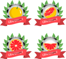 Sweet juicy tasty natural eco product grapefruit png