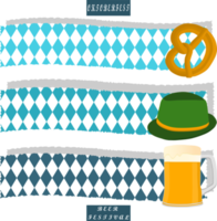 Collection accessory for celebration holiday oktoberfest png