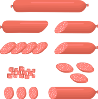 vários doce saboroso linguiça png