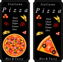 Various sweet tasty pizza png