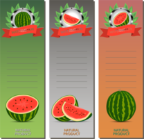 Sweet juicy tasty natural eco product watermelon png