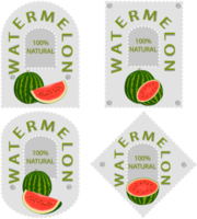 Sweet juicy tasty natural eco product watermelon png