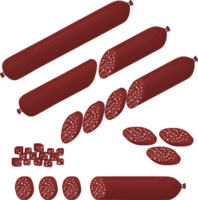 Various sweet tasty sausage png