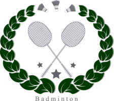 samling tillbehör för sport spel badminton png