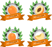 Sweet juicy tasty natural eco product apricot png